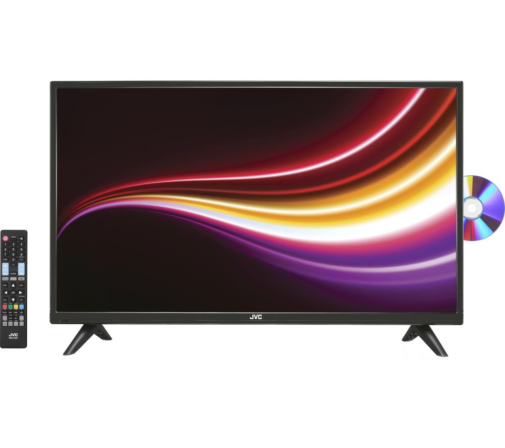 32"  JVC LT-32C485 LED TV with Built-in DVD Player