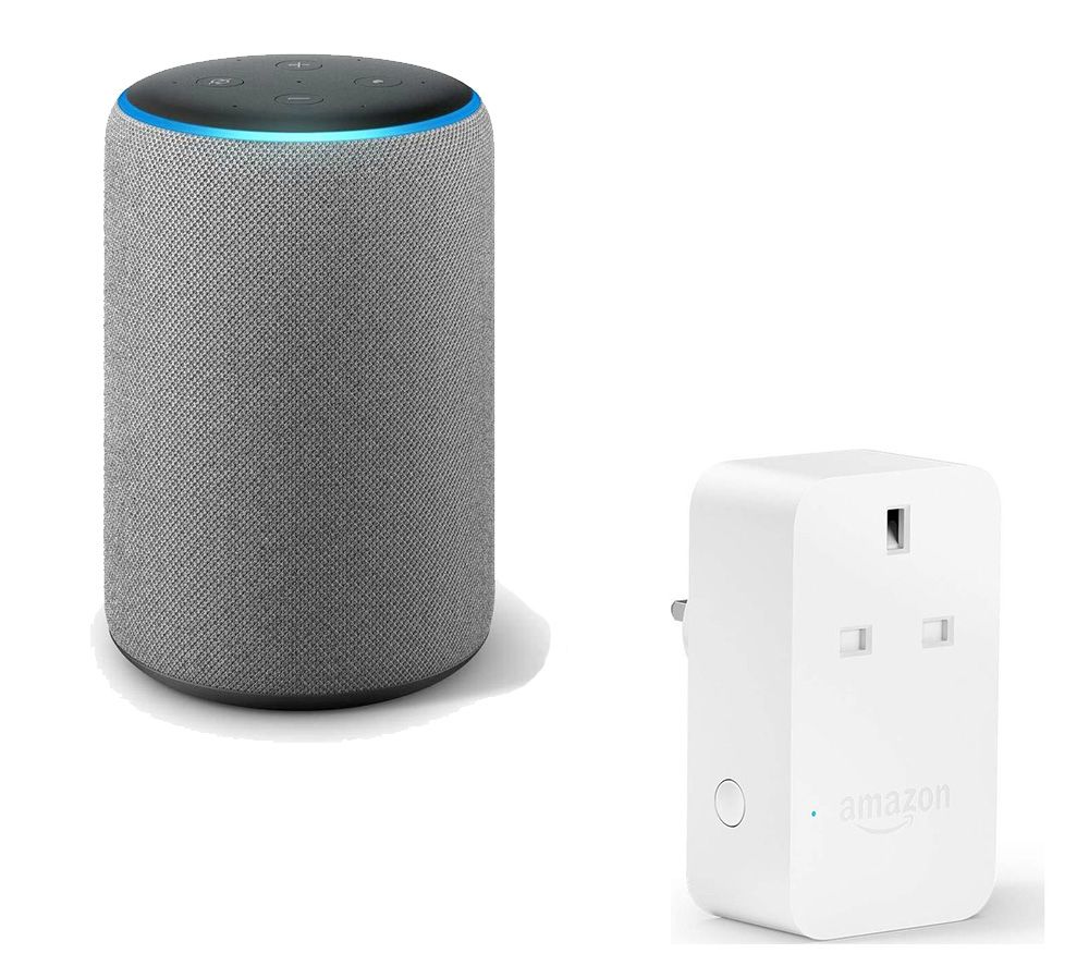 AMAZON Echo Plus Grey & Smart Plug Bundle