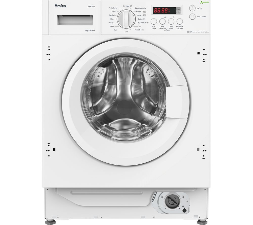 AMICA AWT714S Integrated 7 kg 1400 Spin Washing Machine