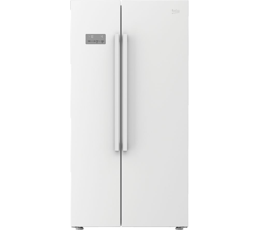 BEKO American-Style Fridge Freezer White ASL141W