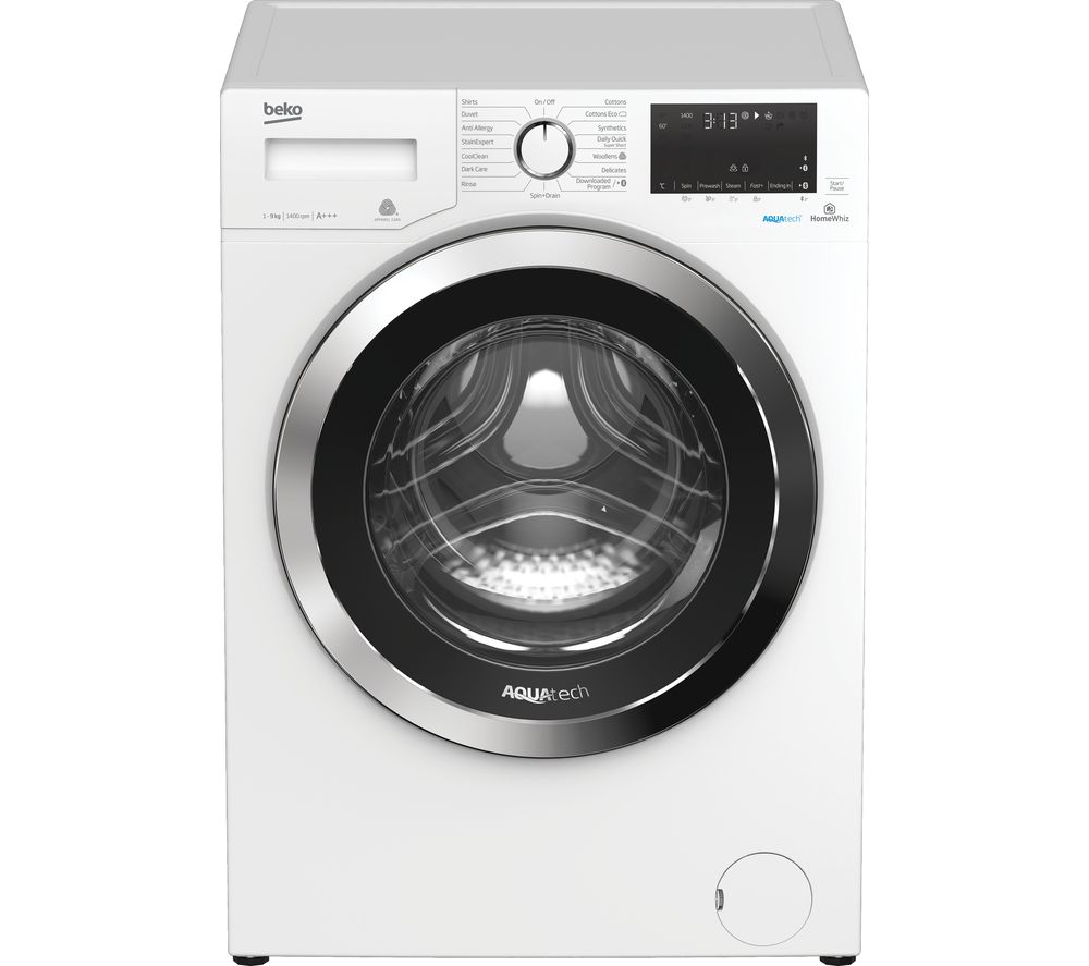 BEKO AquaTech WX94044E0W Bluetooth 9 kg 1400 Spin Washing Machine Reviews