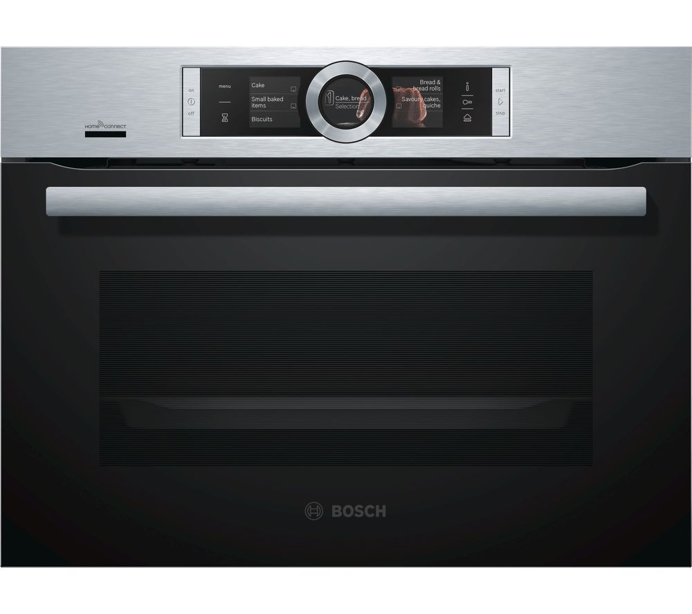 BOSCH Serie 8 CSG656BS6B Compact Electric Steam Smart Oven Reviews