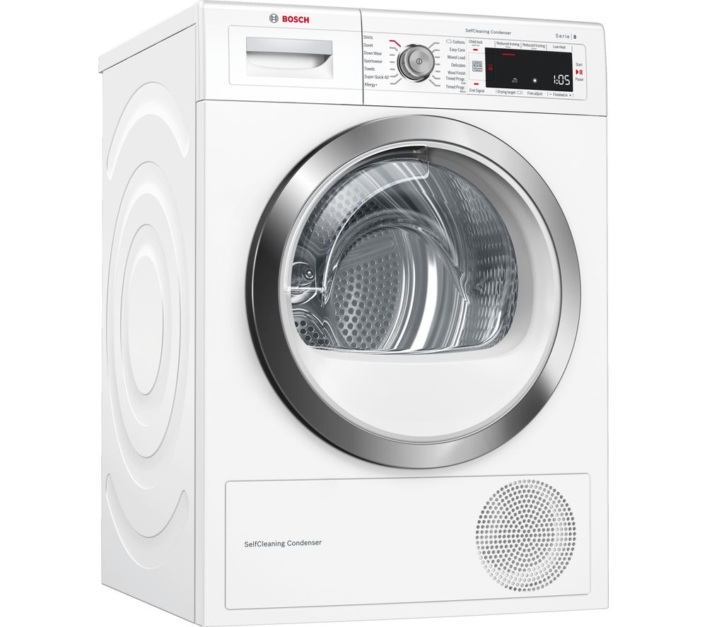 BOSCH Serie 8 WTW87561GB 9 kg Condenser Tumble Dryer Reviews