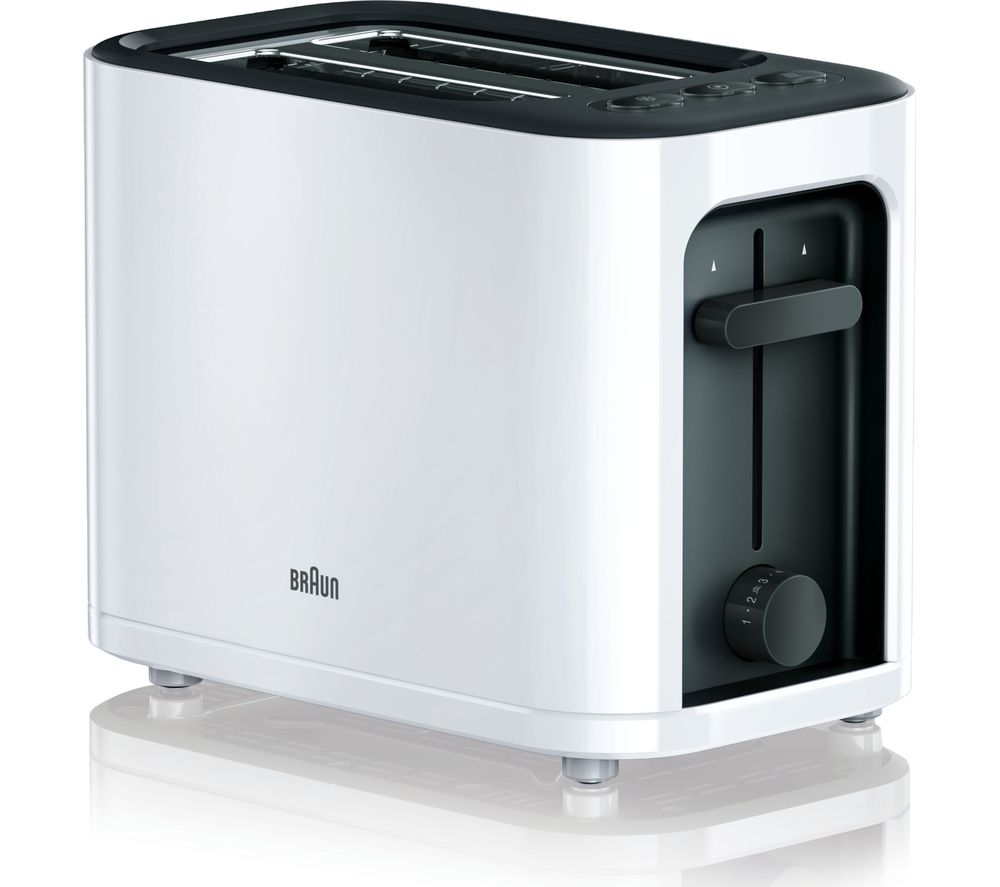 BRAUN Series 3 PurEase HT3000.WH 2-Slice Toaster Reviews