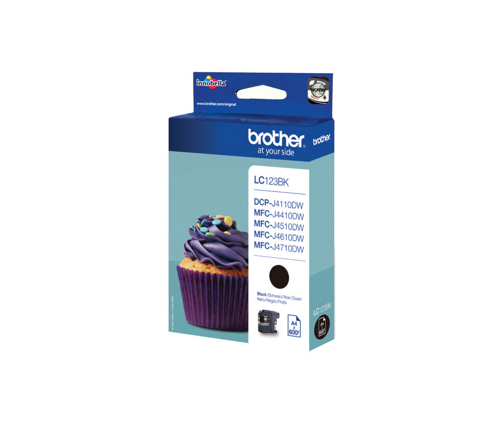 BROTHER LC123BK Black Ink Cartridge