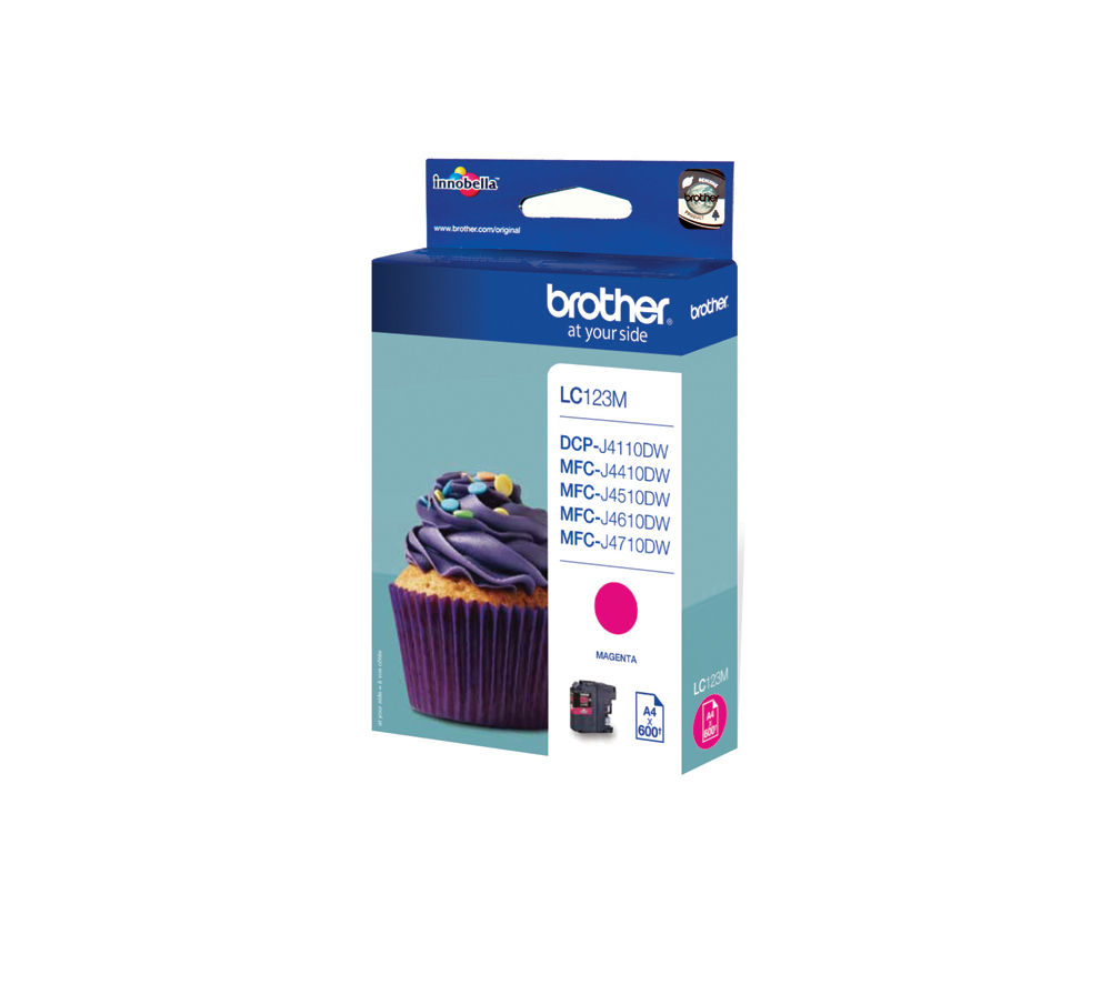 BROTHER LC123M Magenta Ink Cartridge