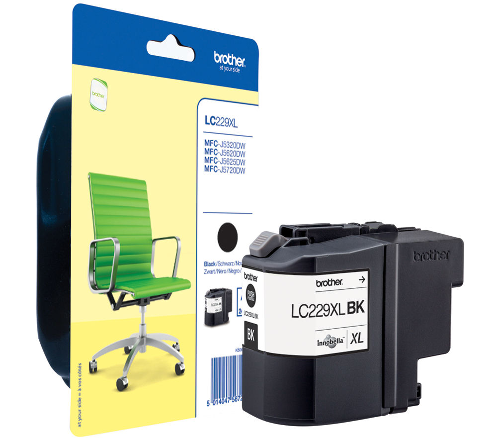 BROTHER LC229XLBKBPRF Black Ink Cartridge