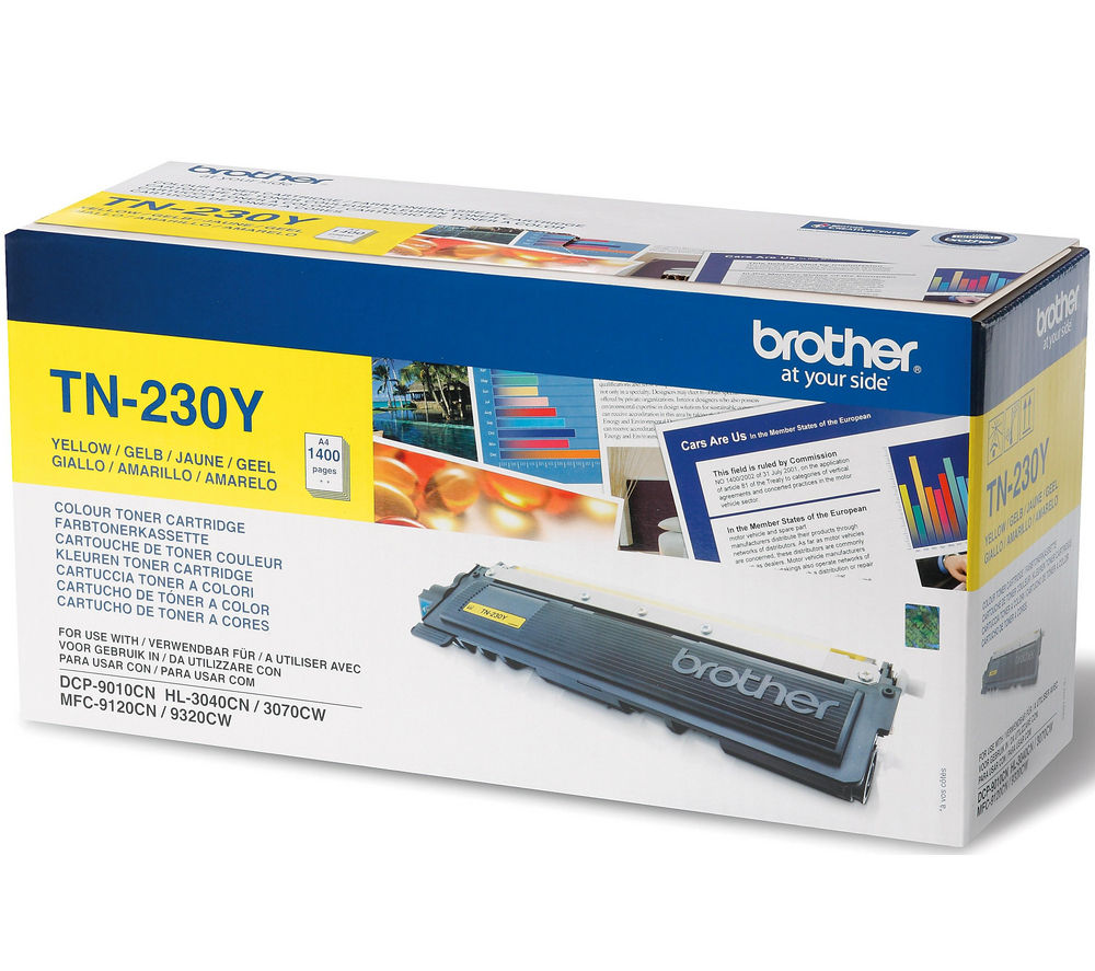 BROTHER TN230 Yellow Toner Cartridge