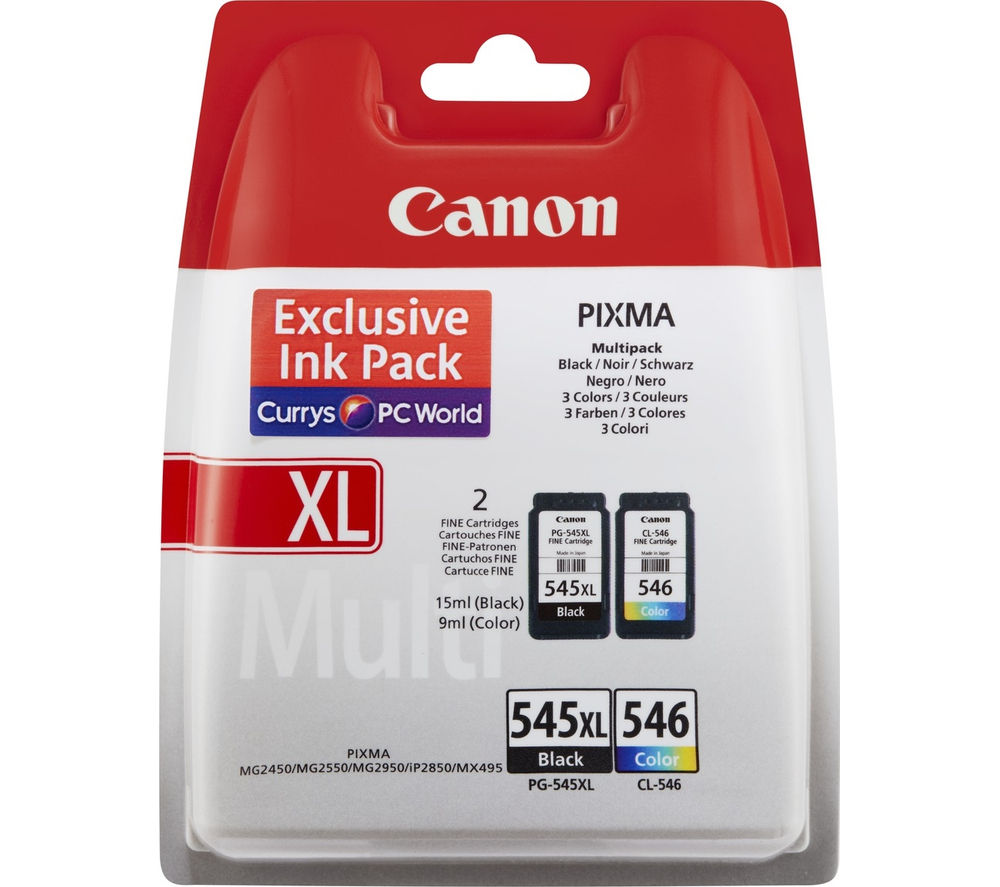 CANON PG-545XL/CL-546 Tri-colour & Black Ink Cartridges Reviews