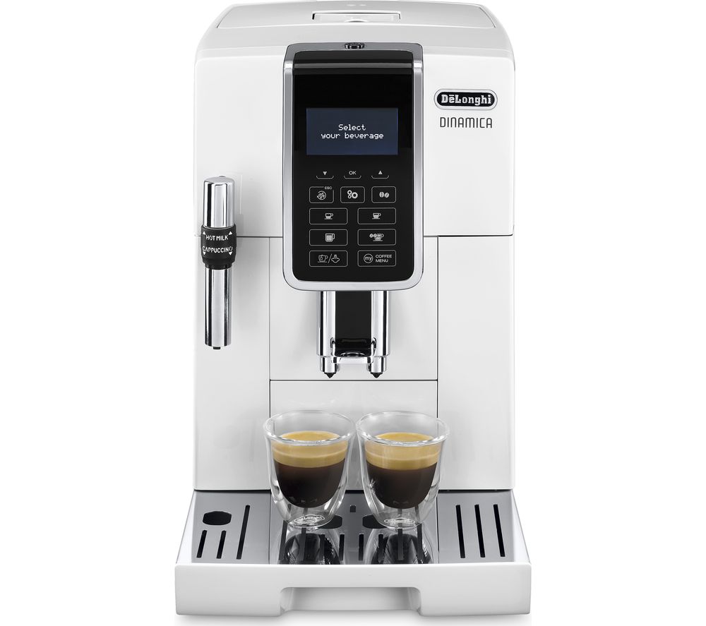 DELONGHI Dinamica ECAM 350.35.W Bean to Cup Coffee Machine Reviews