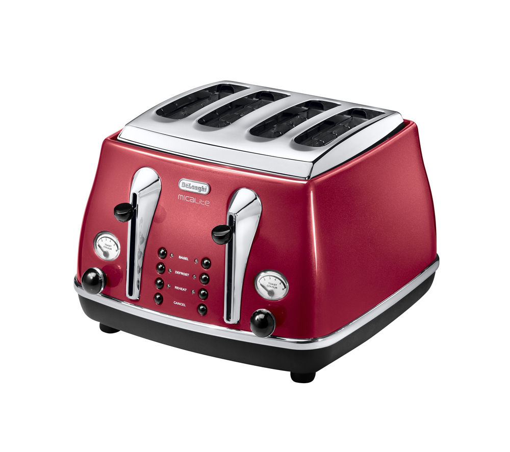 DELONGHI Micalite CTOM4003R 4-Slice Toaster Reviews