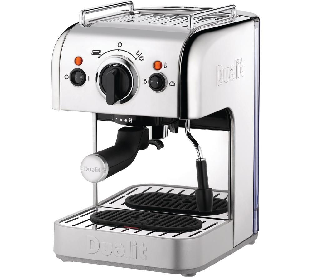 DUALIT D3IN1SS 3-in-1 Coffee Machine ? Stainless Steel