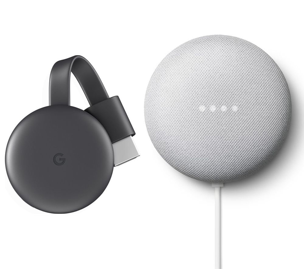 GOOGLE Chalk Nest Mini (2nd Gen) & Chromecast (3rd Gen) Bundle Reviews