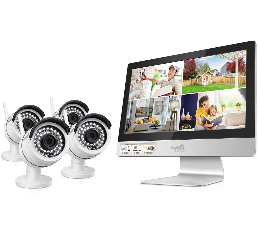 HOMEGUARD 4-Channel HD Ready Wireless All-in-One CCTV Kit Reviews