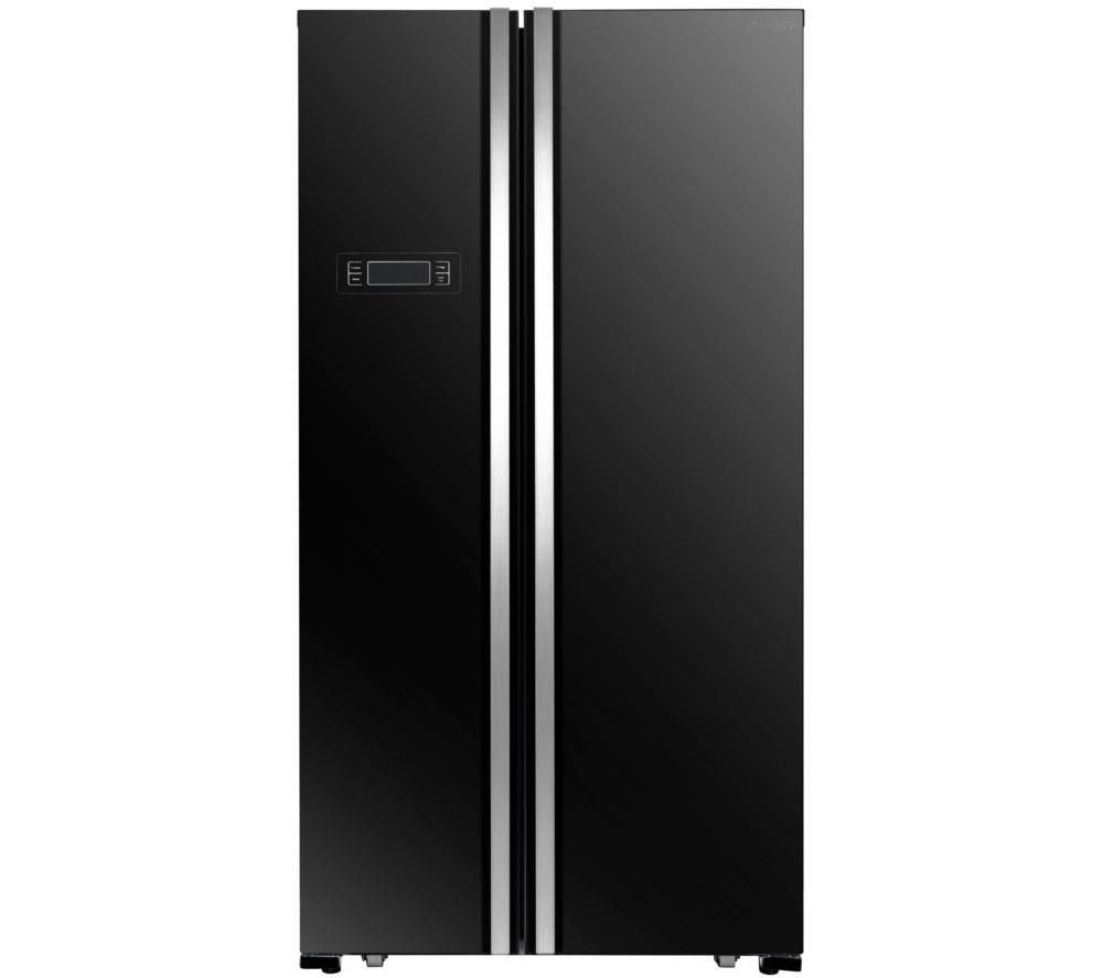 KENWOOD American-Style Fridge Freezer Black KSBSB17