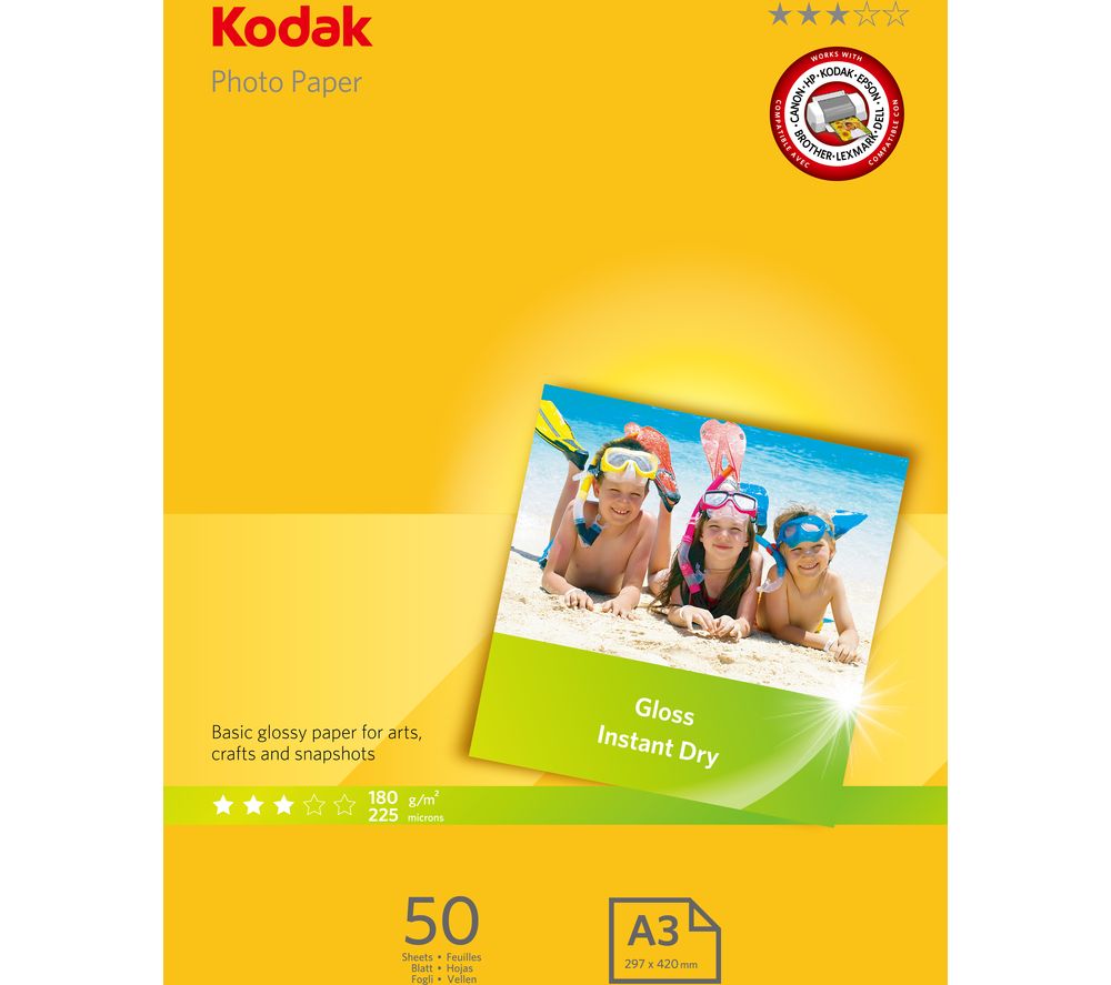 KODAK A3 Glossy Photo Paper Reviews