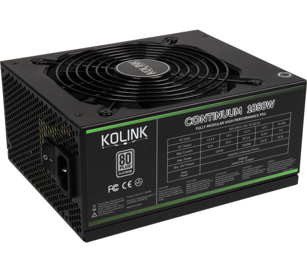 KOLINK Continuum KL-C1050PL Modular ATX PSU Reviews