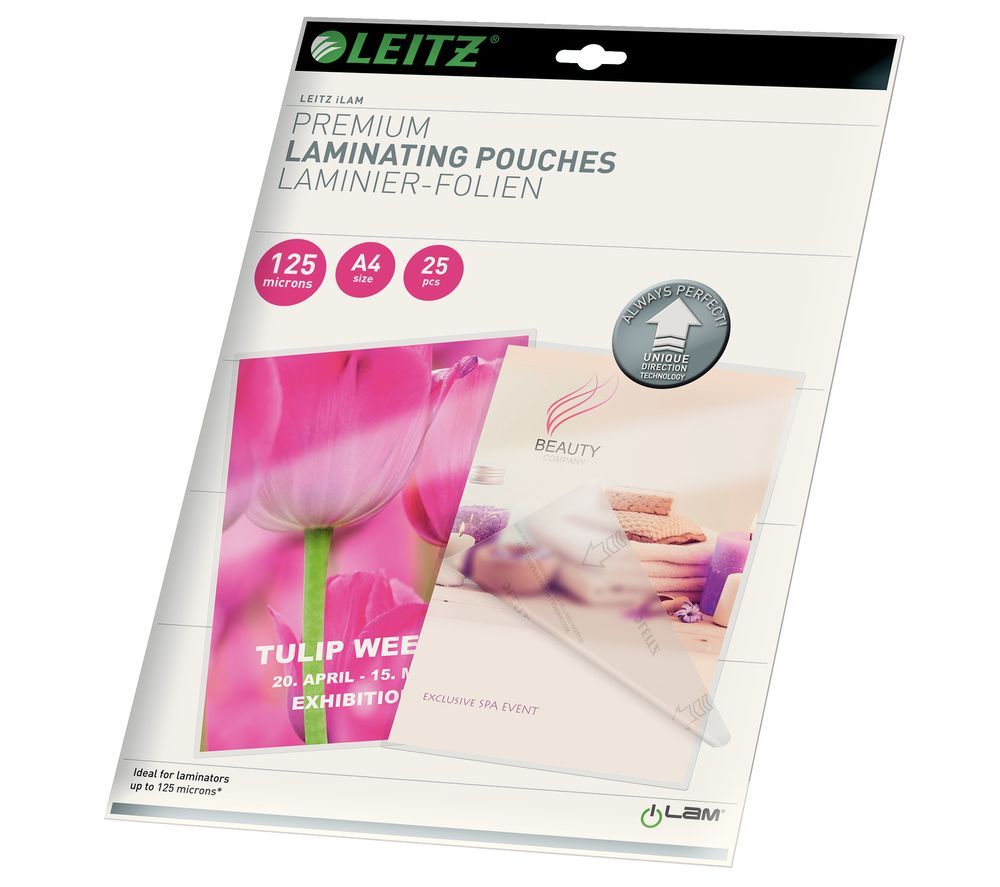 LEITZ iLAM 125 Micron A4 Laminating Pouches Reviews