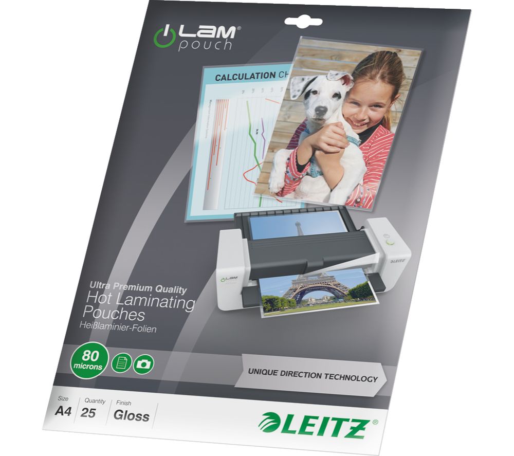 LEITZ iLAM 80 Micron A4 Laminating Pouches Reviews