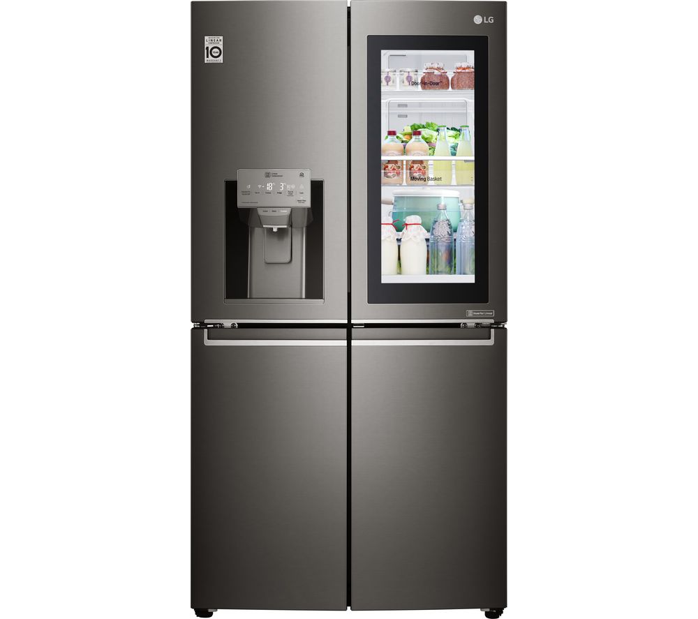 LG American-Style Smart Fridge Freezer Black GMX936SBHV