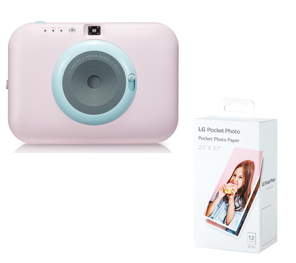 LG Pocket Photo PC389P Instant Camera & Photo Paper Bundle Reviews