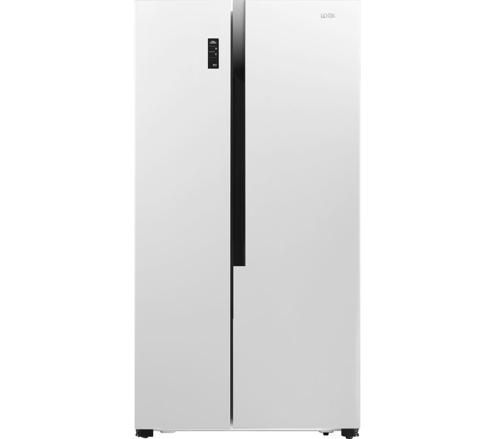 LOGIK American-Style Fridge Freezer White LSBSW18