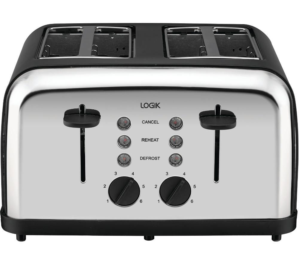 LOGIK L04TBK14 4-slice Toaster Reviews