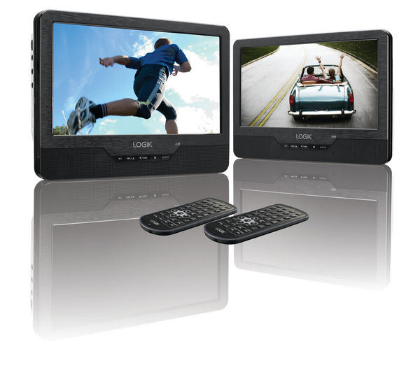 LOGIK L9DUALM13 Dual Screen Portable DVD Player Reviews