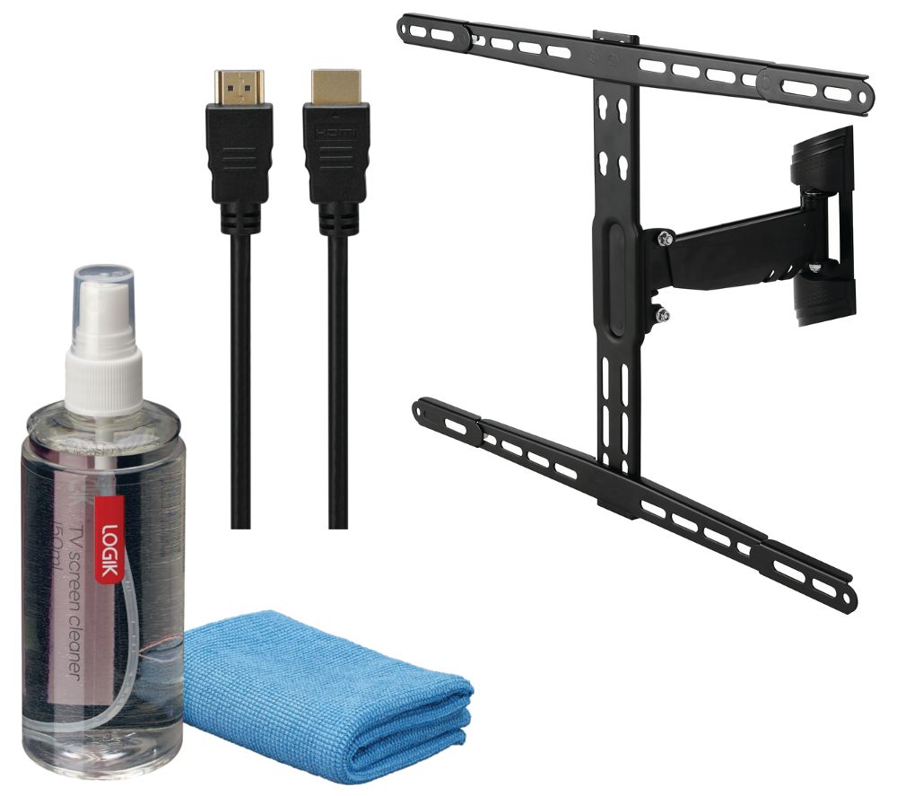 LOGIK LFMSKM16 Full Motion TV Bracket Starter Kit Reviews