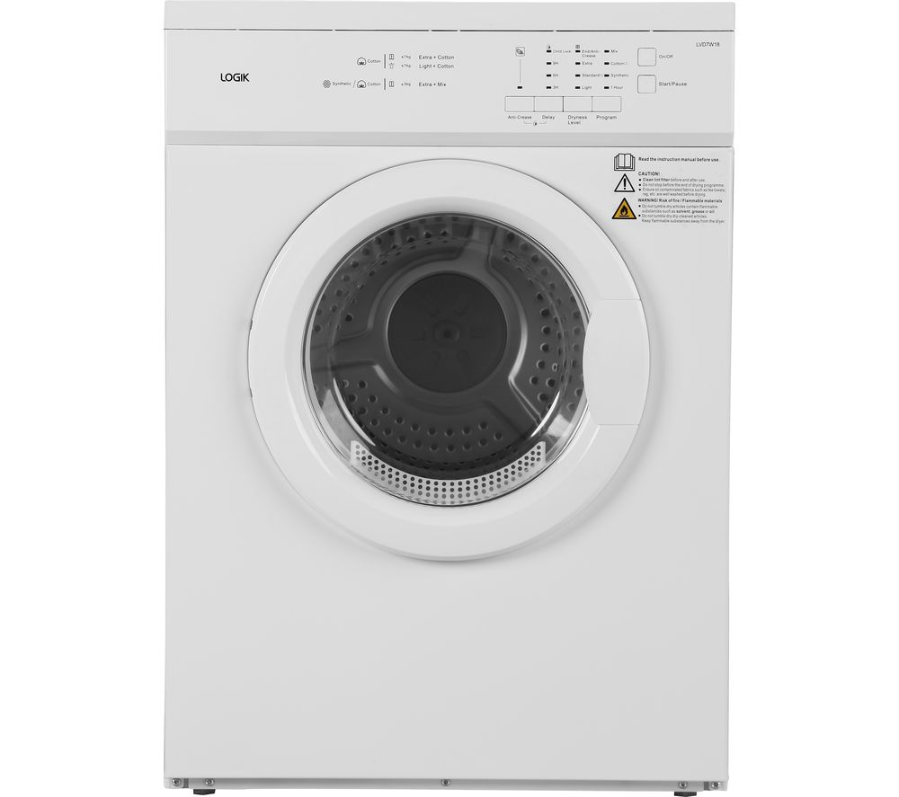 Logik Tumble Dryer LVD7W18 7 kg Vented Reviews