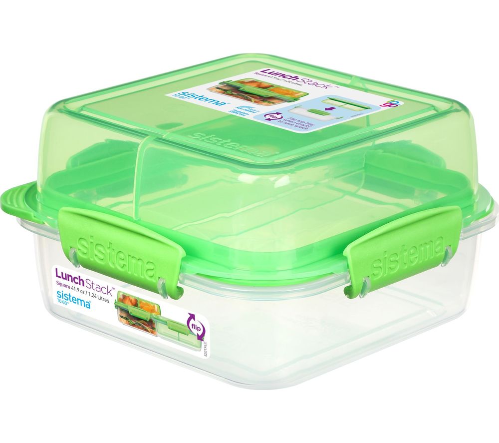 Lunch Stack To Go Square 1.24-litre Container