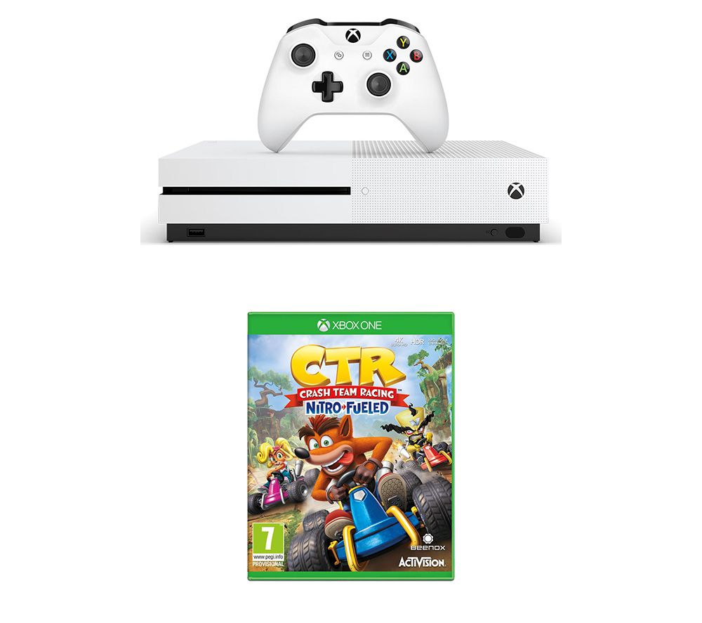 MICROSOFT Xbox One S with Crash Team Racing Reviews