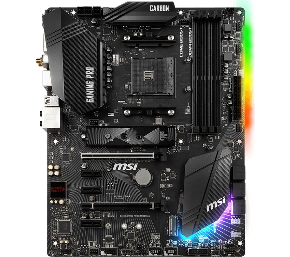 MSI B450 GAMING PRO CARBON AC AM4 Motherboard Reviews