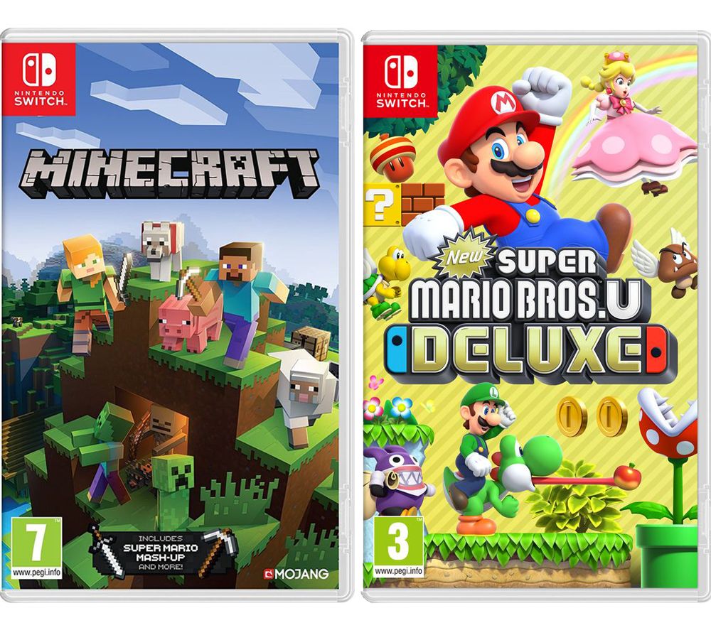 NINTENDO SWITCH Minecraft & New Super Mario Bros. U Deluxe Bundle Reviews