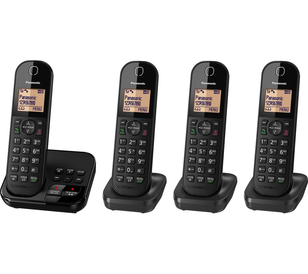 PANASONIC KX-TGC424EB Cordless Phone with Answering Machine Reviews