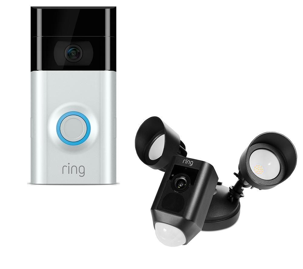 RING LIGHT Floodlight Cam & Video Doorbell 2 Bundle Reviews