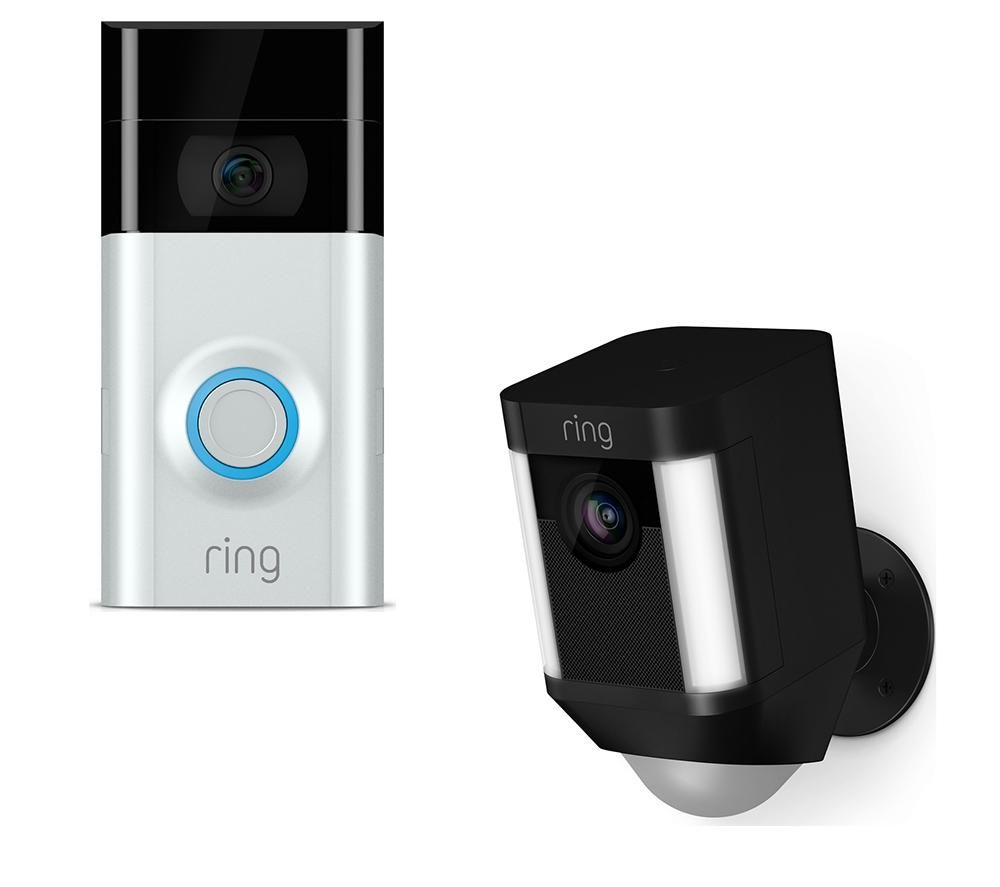 RING LIGHT Spotlight Cam Battery & Video Doorbell 2 Bundle Reviews