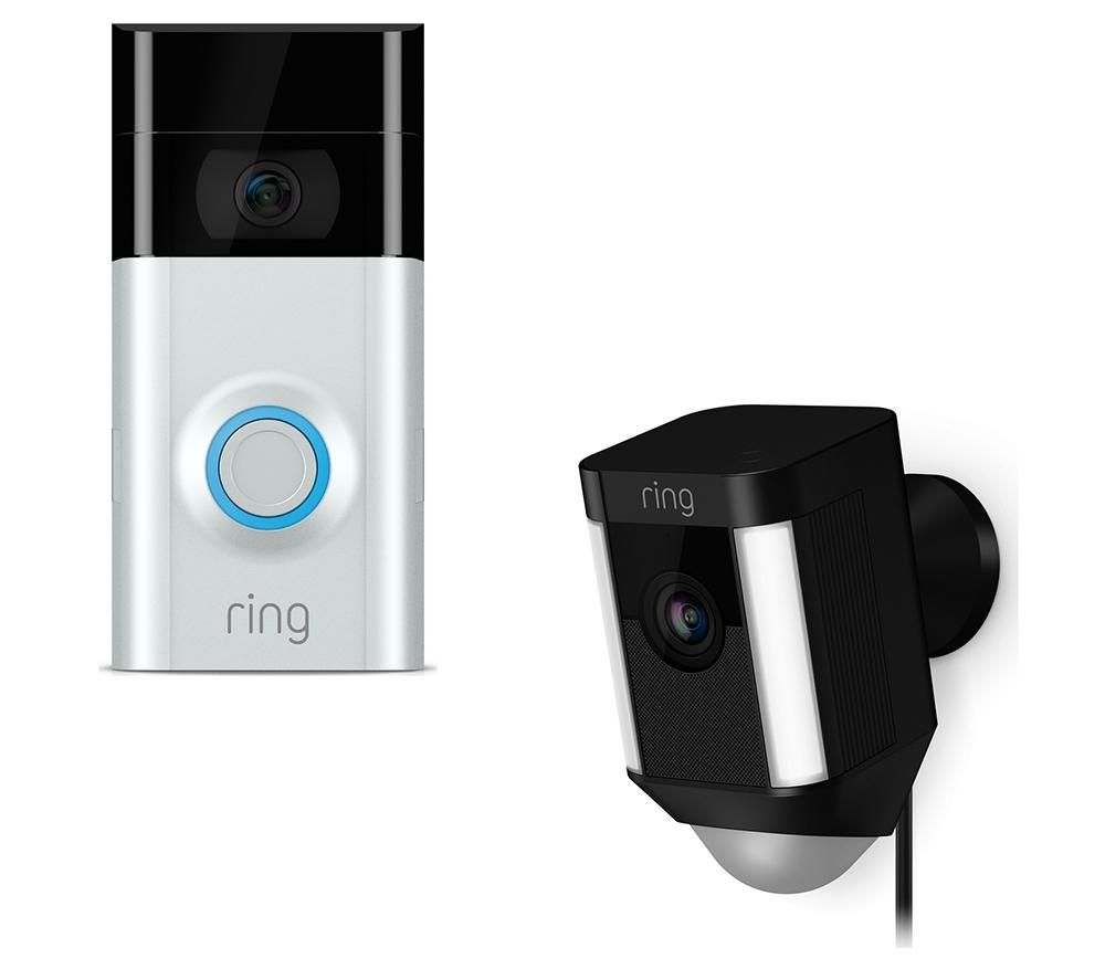 RING LIGHT Spotlight Cam & Video Doorbell 2 Bundle Reviews