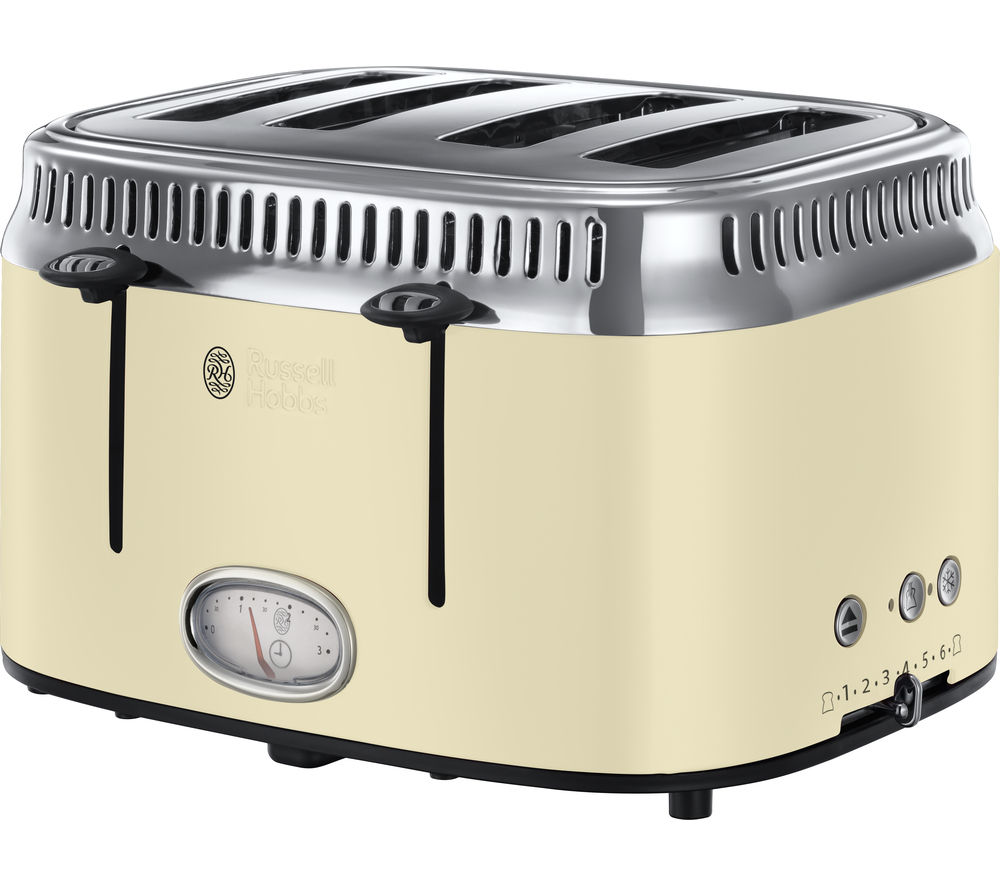 RUSSELL HOBBS Retro 21692 4-Slice Toaster Reviews