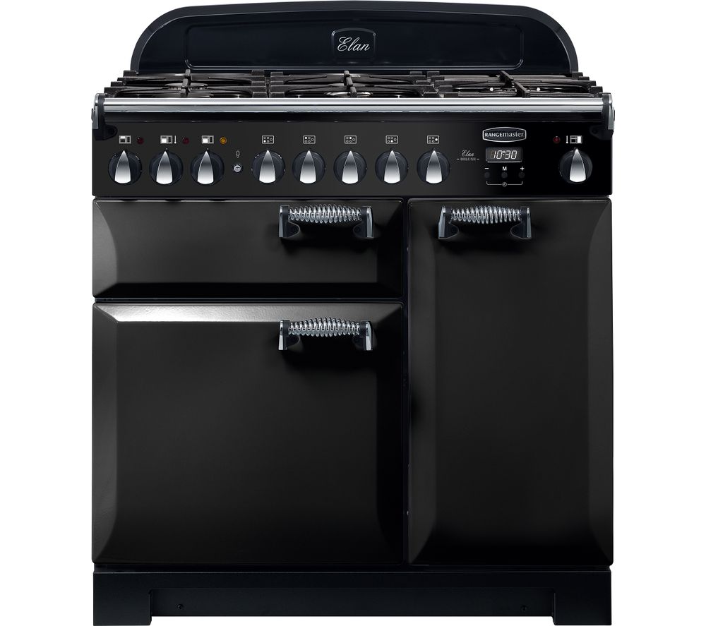 Rangemaster Elan Deluxe ELA90DFFBL 90 cm Dual Fuel Range Cooker Reviews