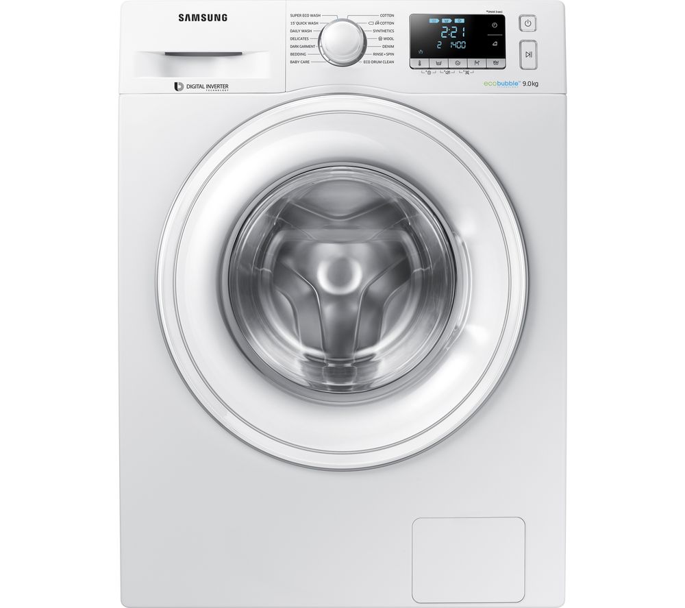 SAMSUNG ecobubble WW90J5456DW 9 kg 1400 Spin Washing Machine Reviews