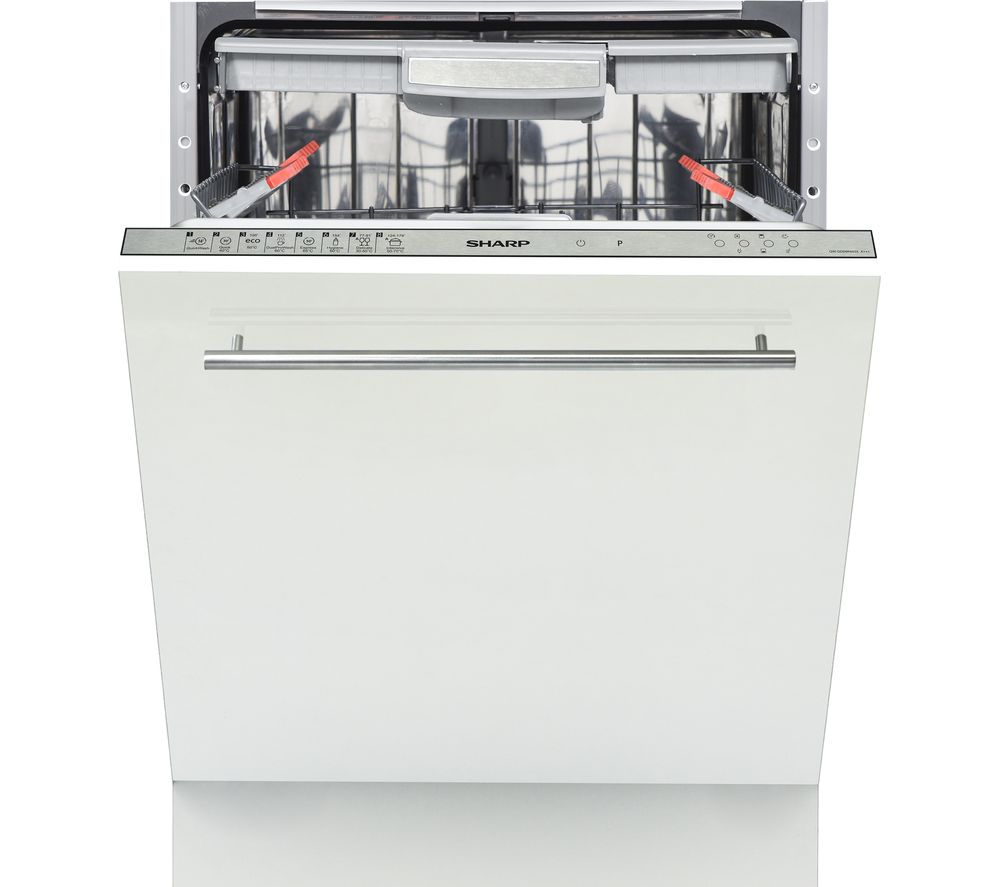 SHARP QW-GD54R443X-EN Full-size Fully Integrated Dishwasher Reviews