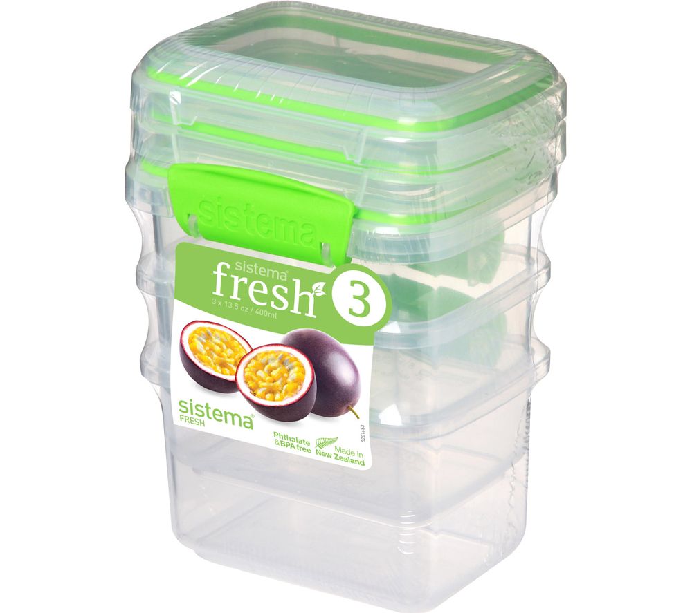 SISTEMA Fresh Rectangular 0.4 litre Containers Reviews