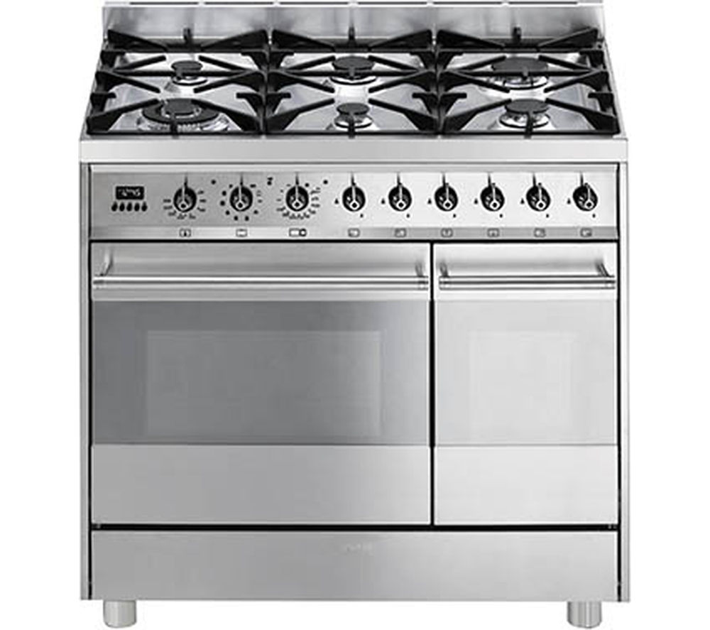 SMEG C92GPX8 90 cm Dual Fuel Range Cooker Reviews