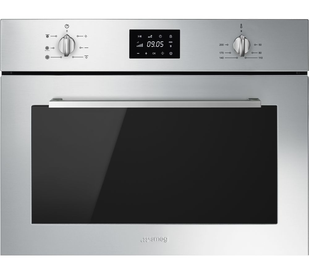 SMEG Cucina SF4400MCX Built-in Compact Combination Microwave Reviews