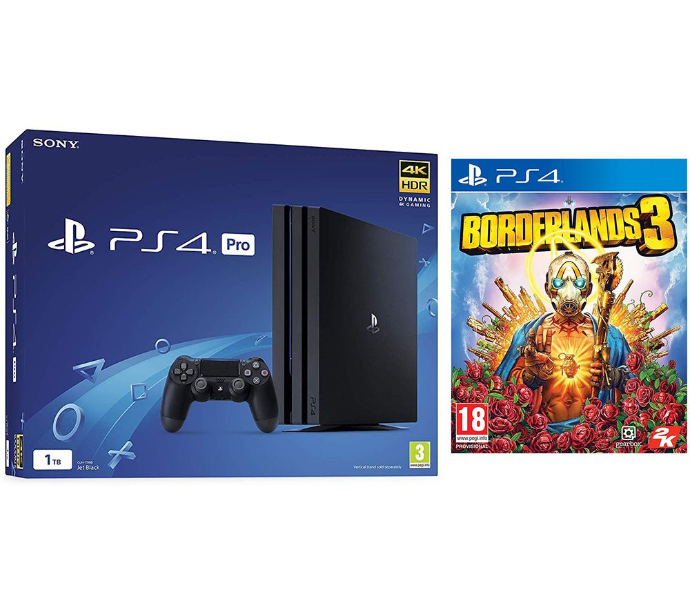 SONY Playstation 4 Pro Black & Borderlands 3 Bundle