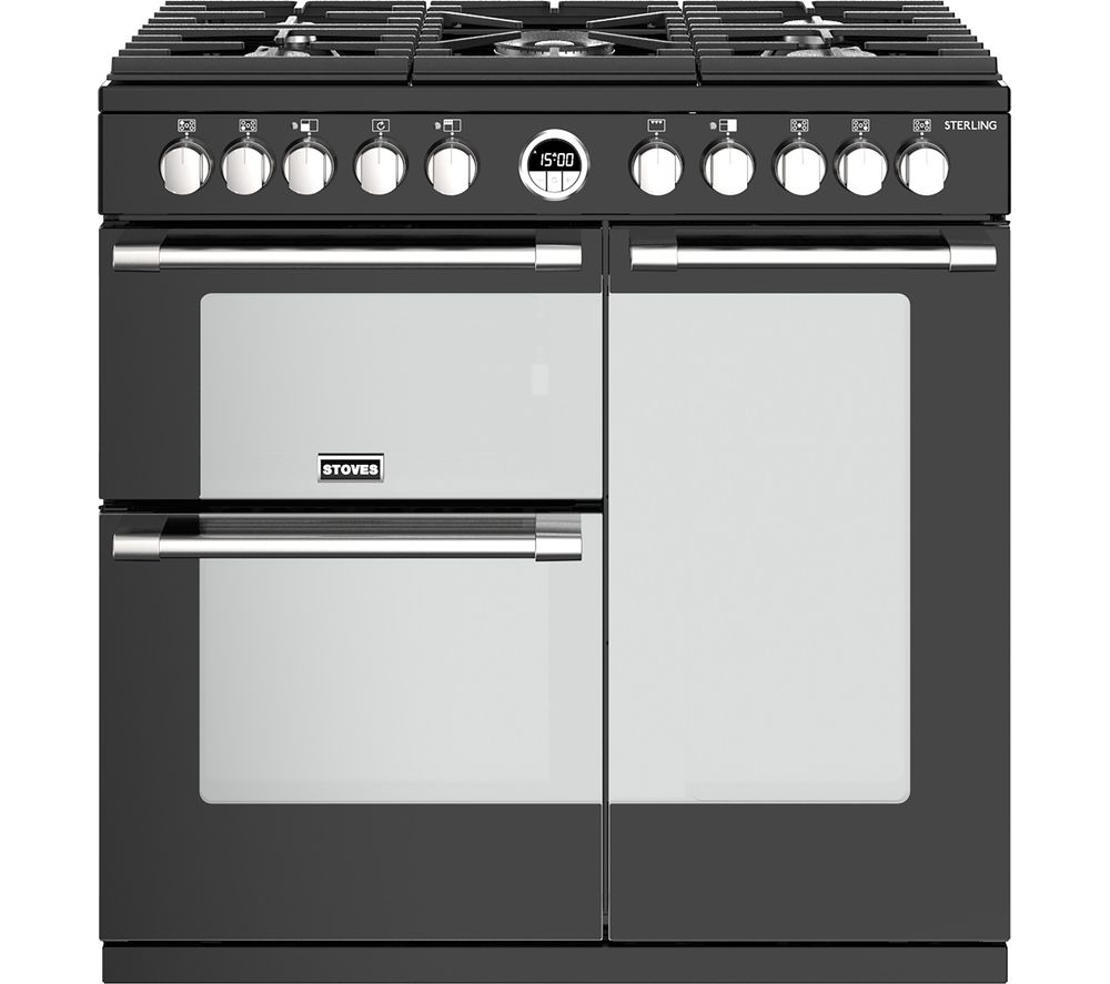 STOVES Sterling S900DF BK 90 cm Dual Fuel Range Cooker Reviews