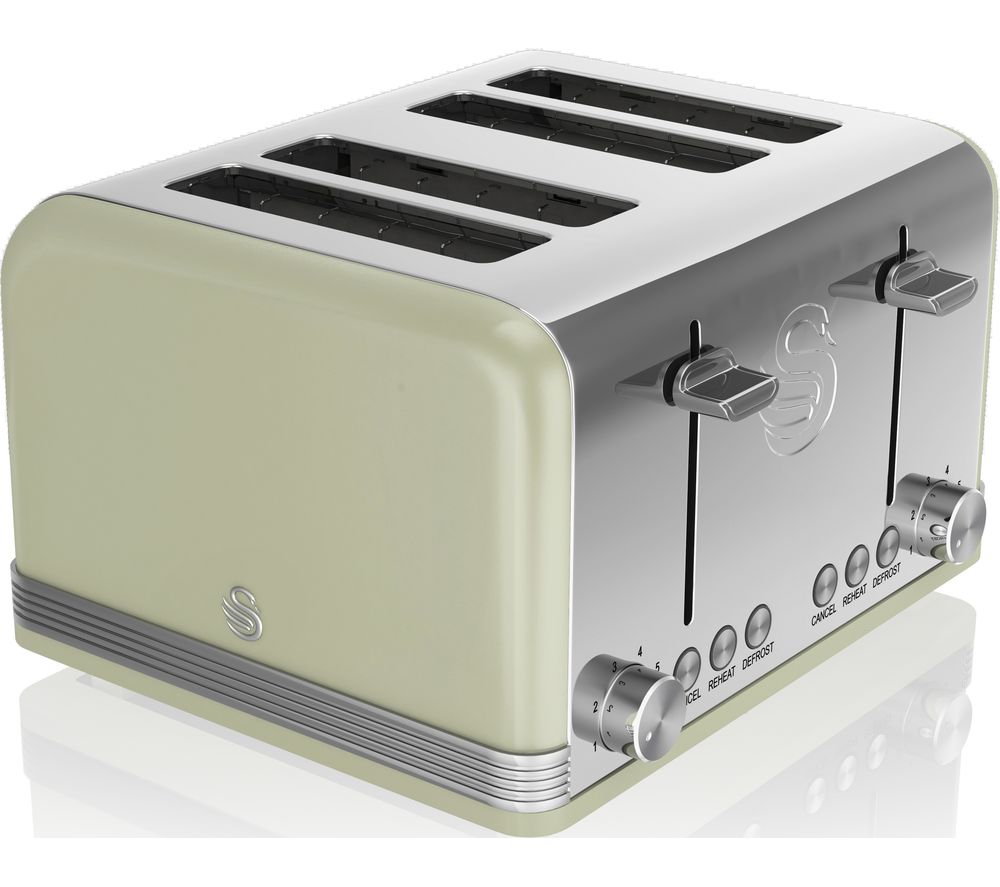 SWAN Retro ST19020GN 4-Slice Toaster Reviews