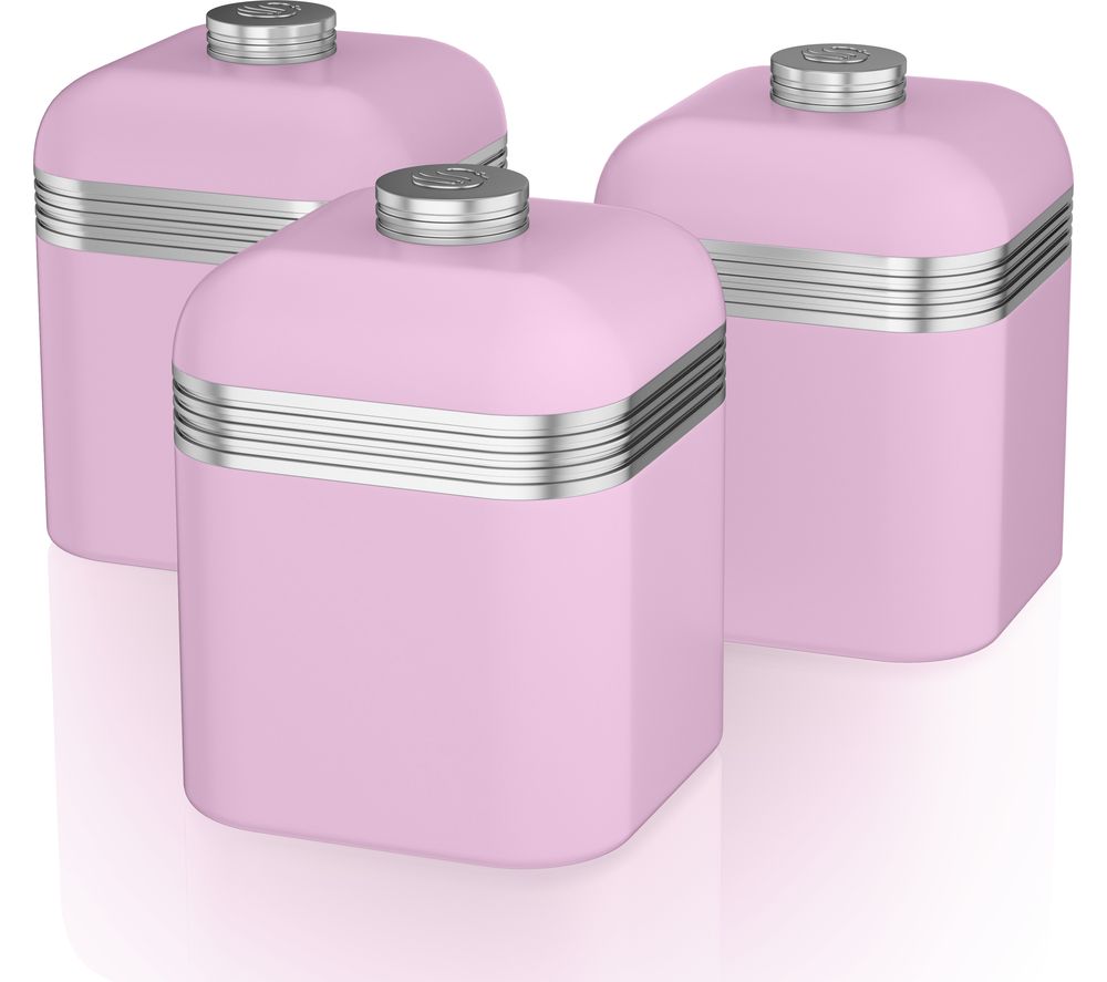 SWAN Retro SWKA1020PN 1-litre Canisters Reviews