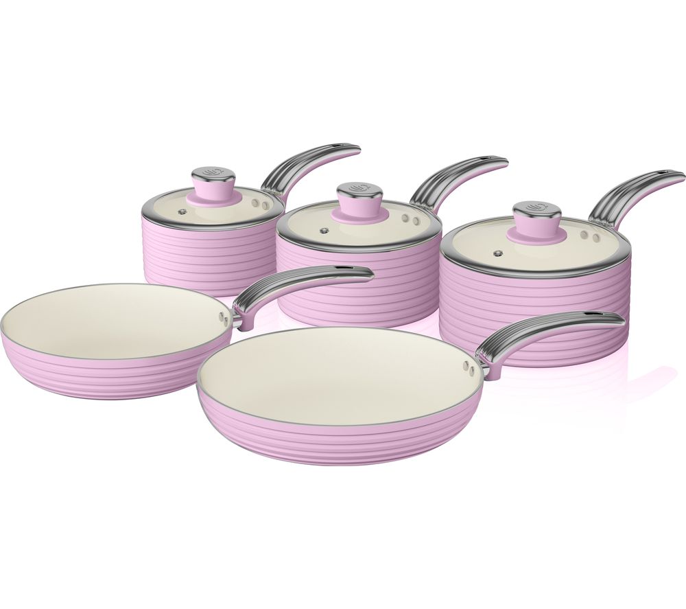 SWAN Retro SWPS5020PN 5-piece Non-stick Pan Set Reviews